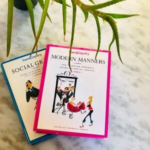 Modern Manners and Social Graces book bundle by Town and Country Magazine